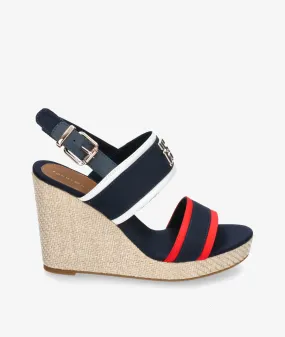 Alpargatas Tommy Hilfiger RWB FEMININE WEDGE en multicolor