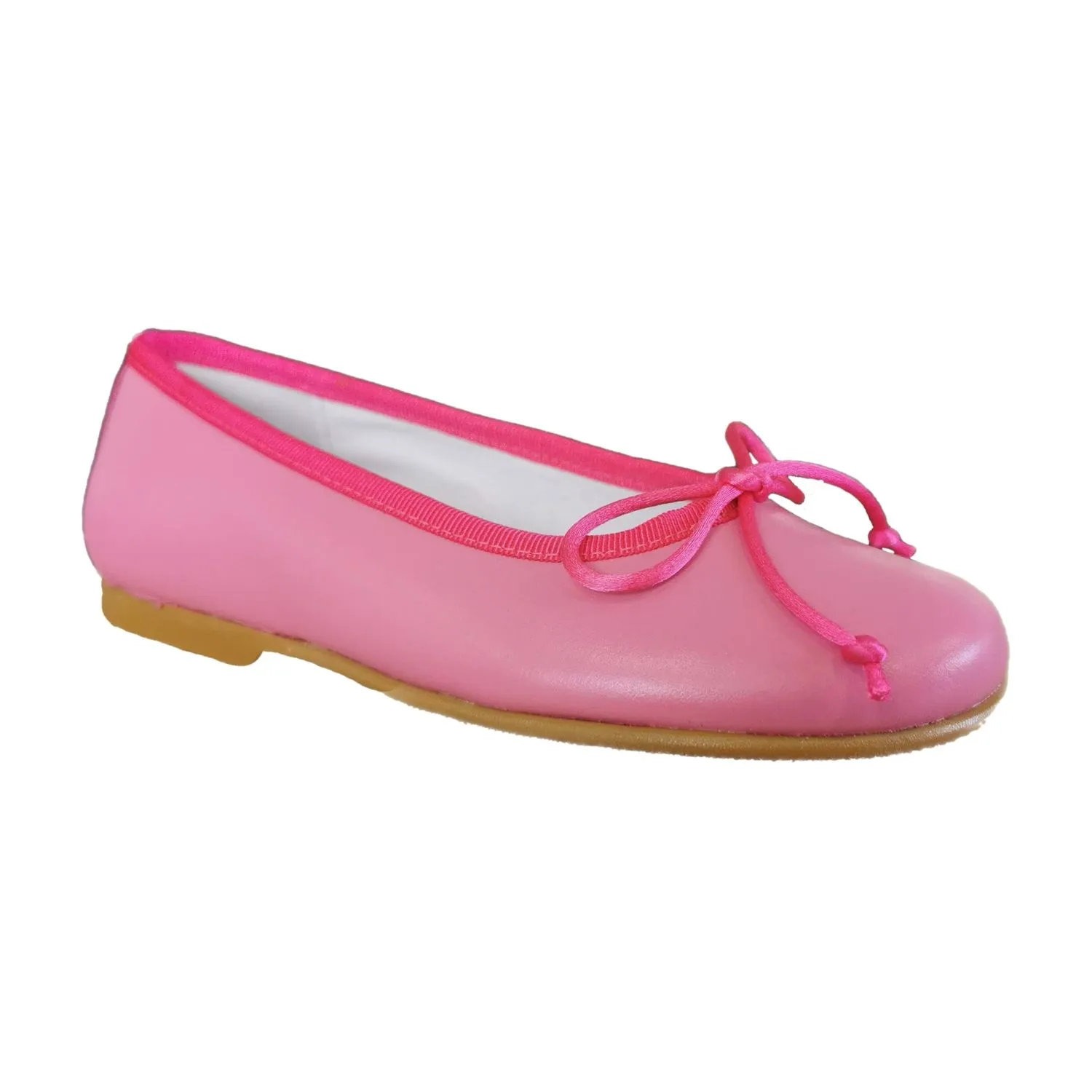 Bailarinas De Piel Rosa Fucsia De Niña Crío's 20768-26 (tallas De 26 A 41)