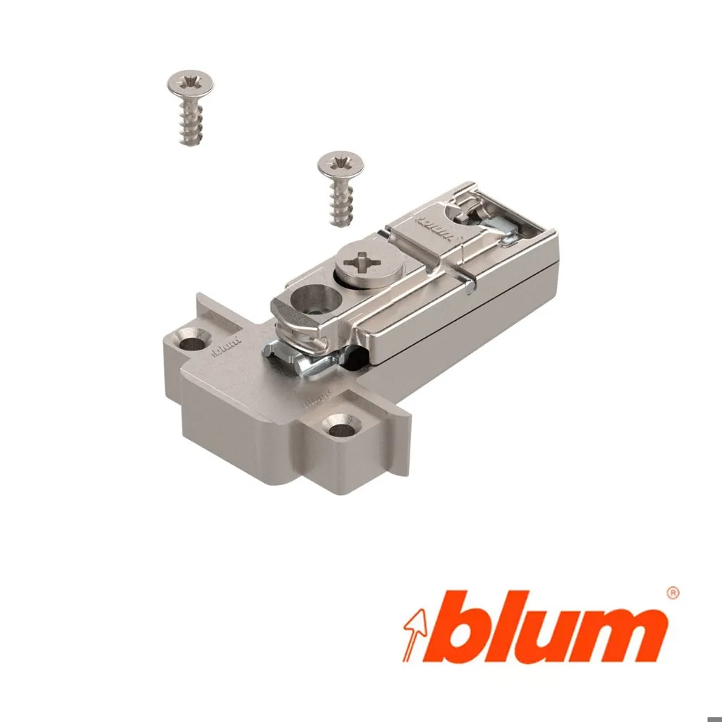 Base Intermedia para bisagras de marco de aluminio Blum