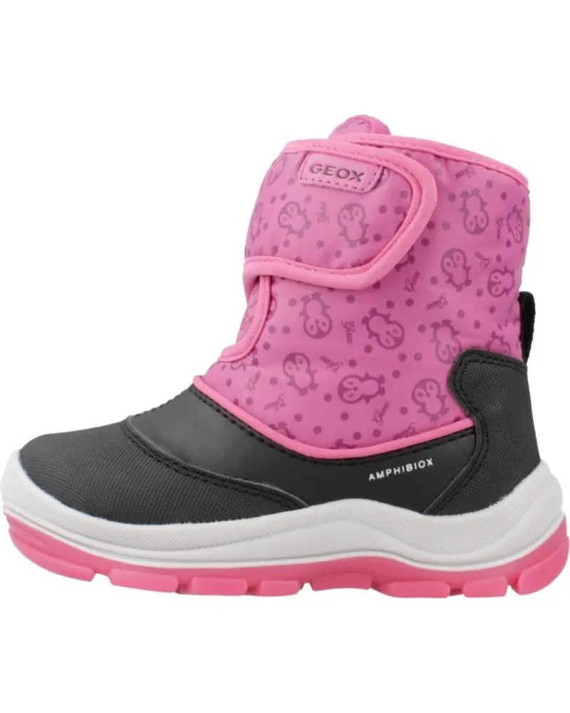 Botas GEOX  de Niña BOTAS NINA MODELO B FLANFIL GIRL B ABX COLOR ROSA  C0922