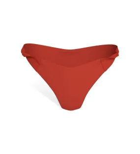 Braguita de bikini Structured Twist rojo