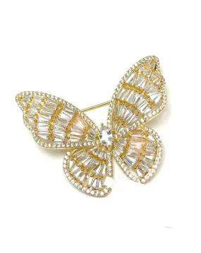 BROCHES DE BISUTERIA FINA Y CIRCONITAS MARIPOSA ONLINE Y MADRID