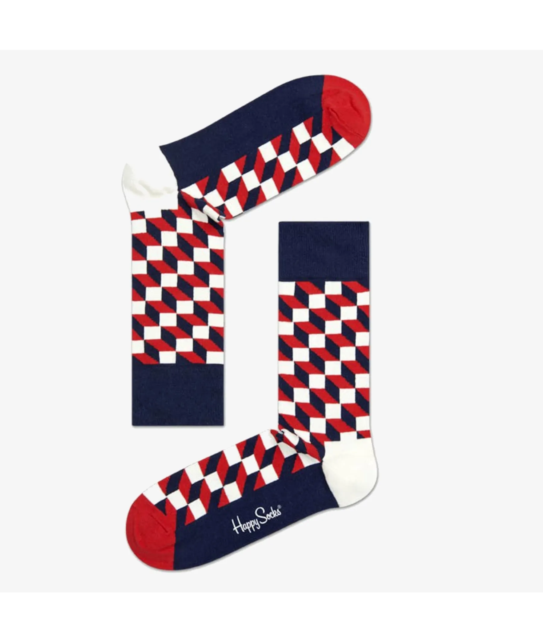 Calcetínes unisex HAPPY SOCKS FIO01-6550 en rojo