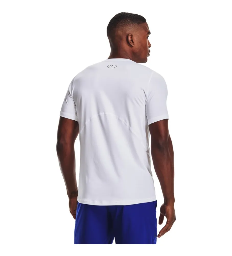 Camiseta de manga corta HeatGear® Fitted blanco