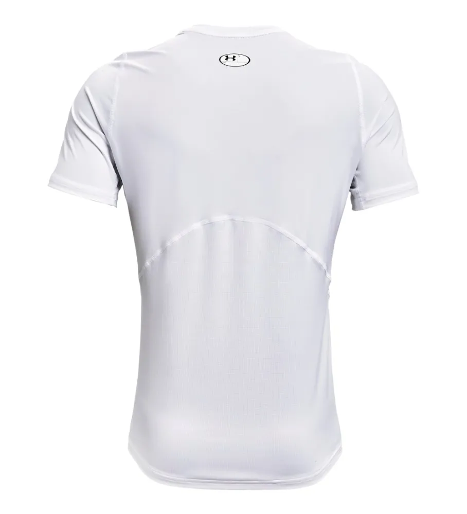 Camiseta de manga corta HeatGear® Fitted blanco