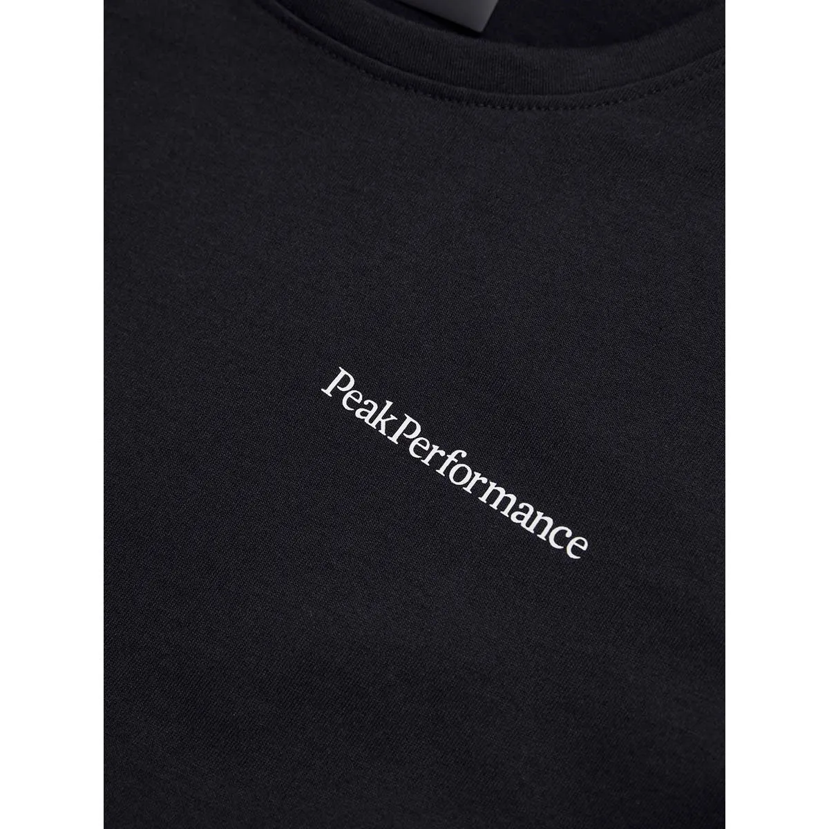 Camiseta Mujer W Explore Logo Tee Peak Performance Negro