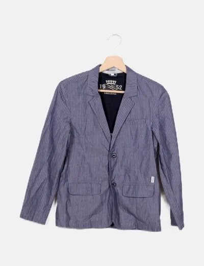 C&A Blazer fina de rayas