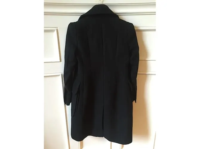 CARVEN Abrigos T.fr 36 Lana Negro 