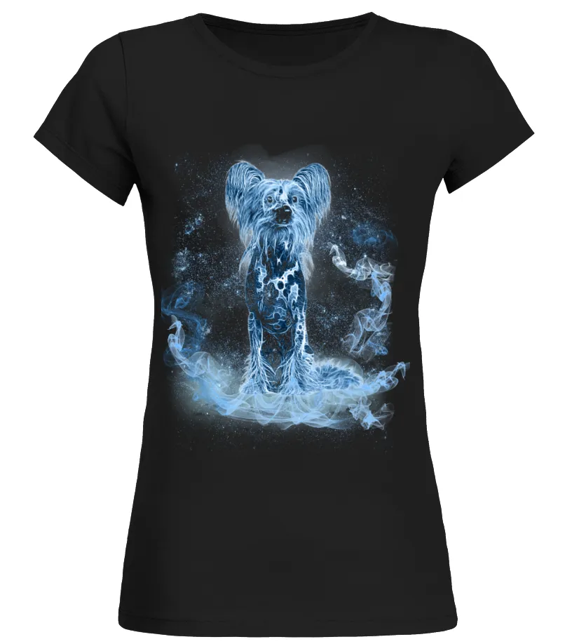 Chinese Crested Camiseta cuello redondo Mujer