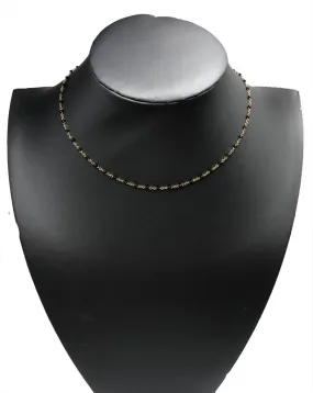 COLLARES BISUTERIA FINA CON CADENA Y BOLITAS GRANATES