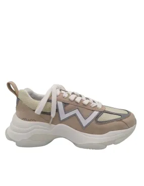 Deportiva Mim Studio beige mujer