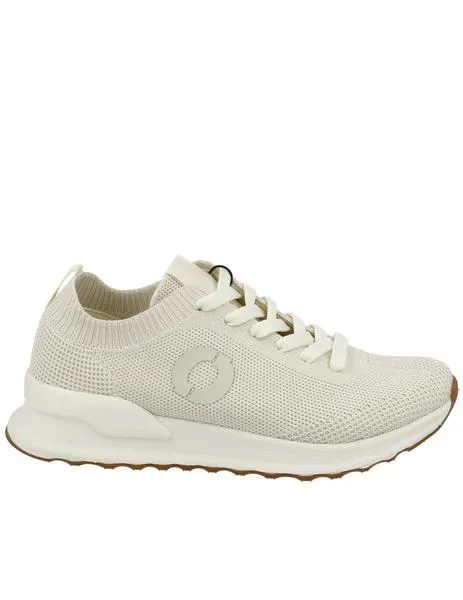 Deportiva Prinalf knit hombre Ecoalf en blanco