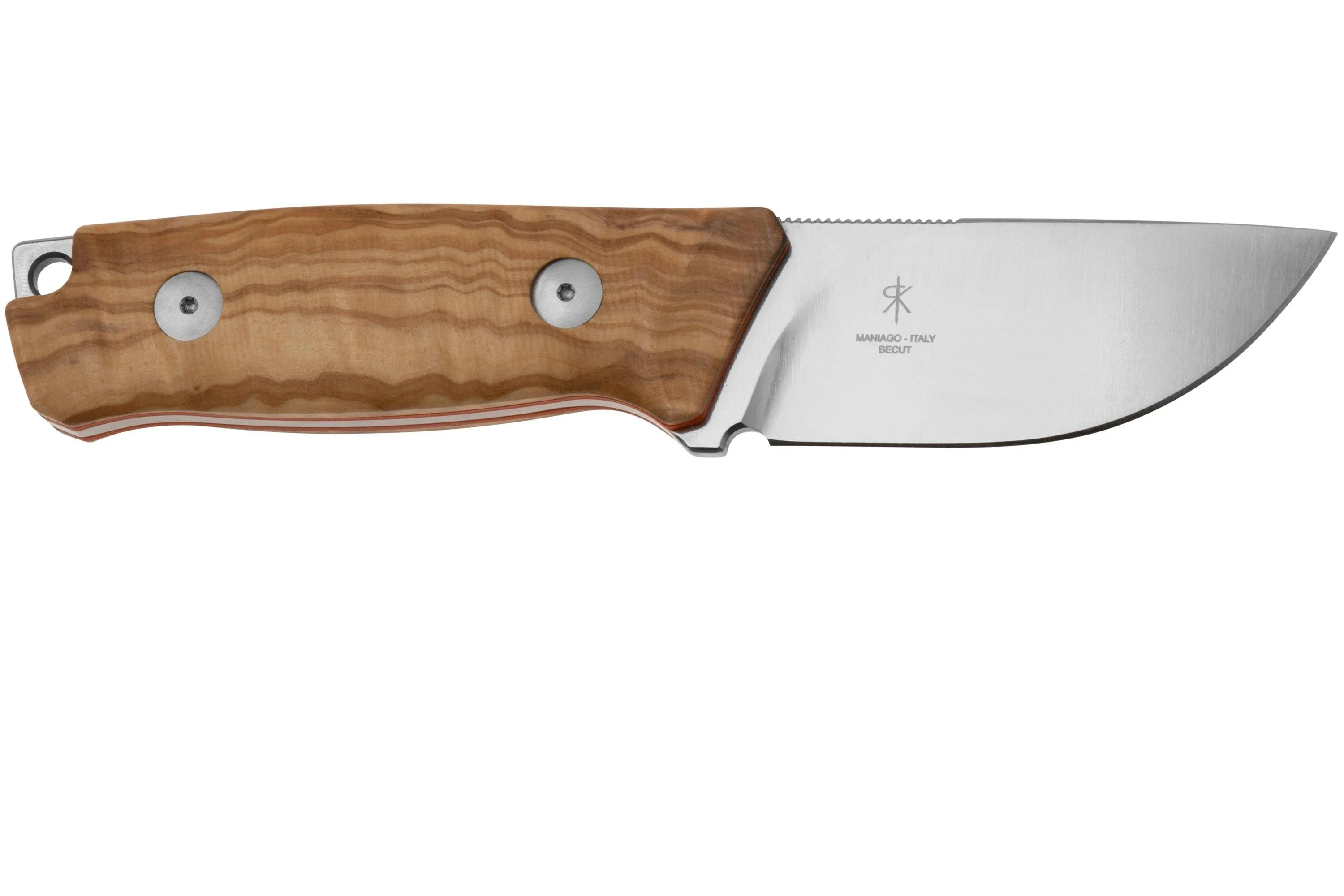 Fox Knives Rifle Muzzle FX-664 OL, Olive Wood navaja fija, Raven Knives design