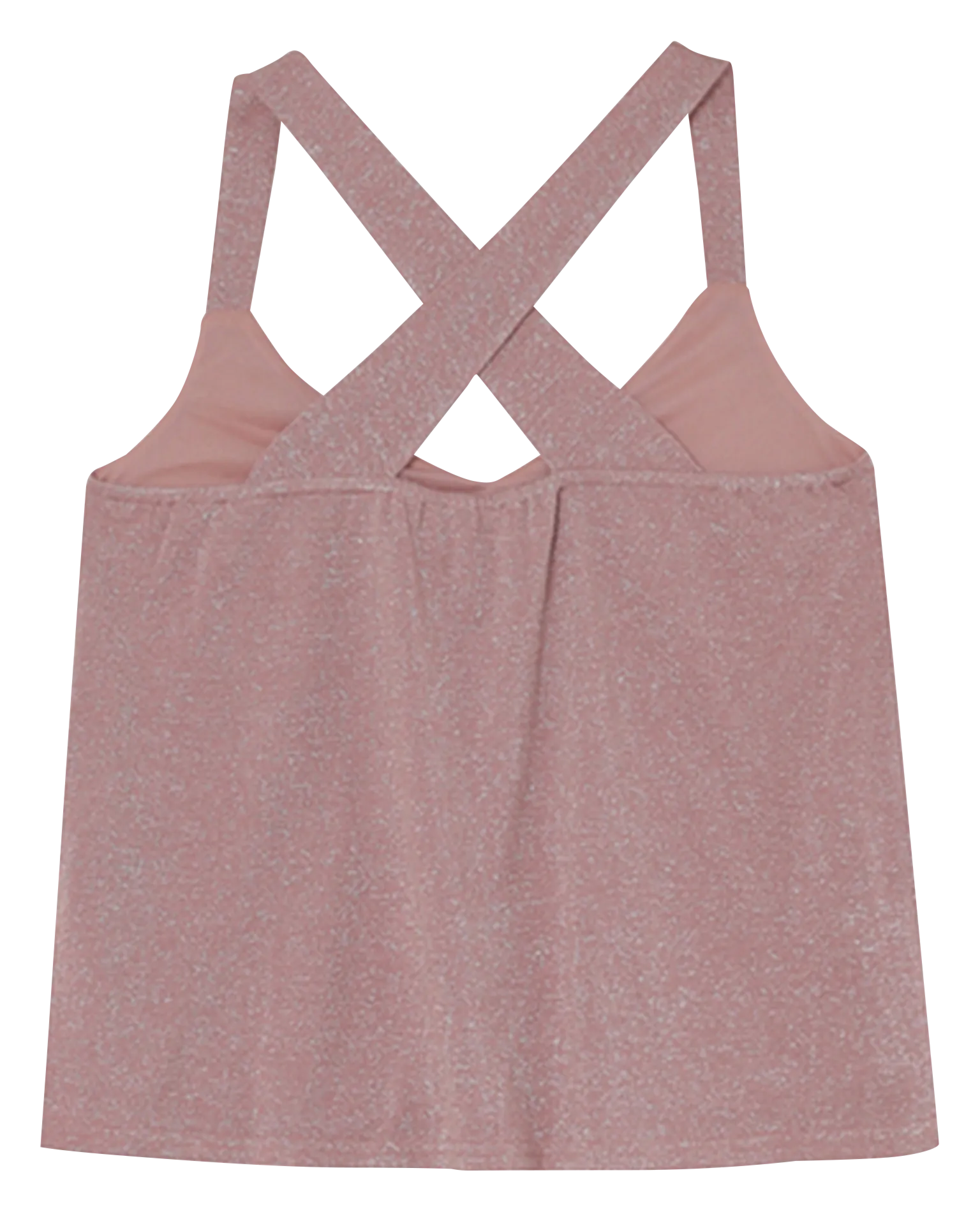 GRACE ET MILA MISO - Top cuello en V de lurex en rosa