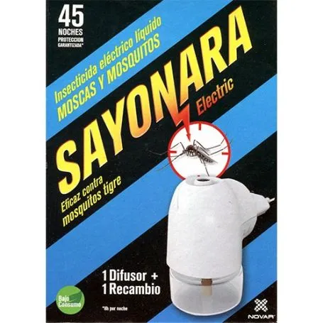 Insecticida eléctrico líquido Sayonara Novar