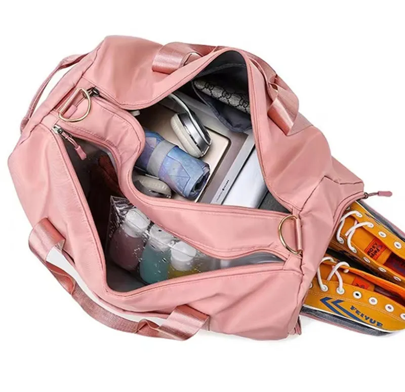 LL Duffel Bag Multifunción Nylon Almacenamiento secreto Yoga Gimnasio Grande Unisex Viaje Impermeable Casual Playa Ejercicio Equ