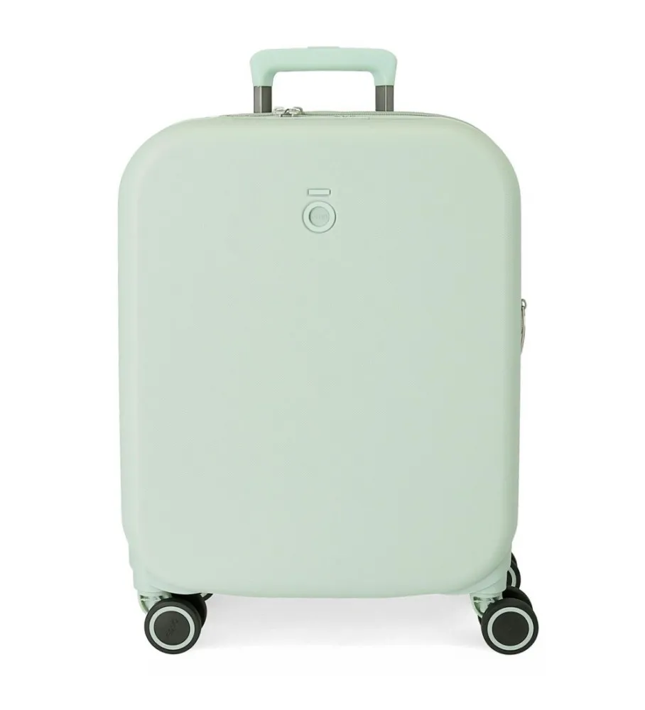 Maleta de cabina Enso Annie rígida 55cm verde menta