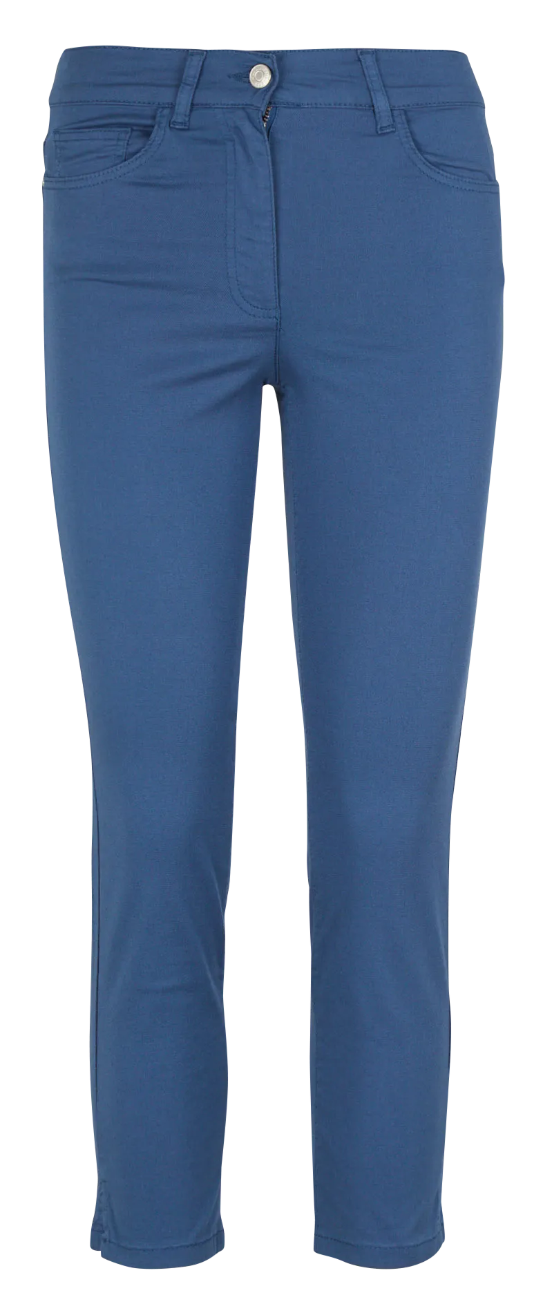 MASONB - Pantalón capri de mezcla de algodón en azul