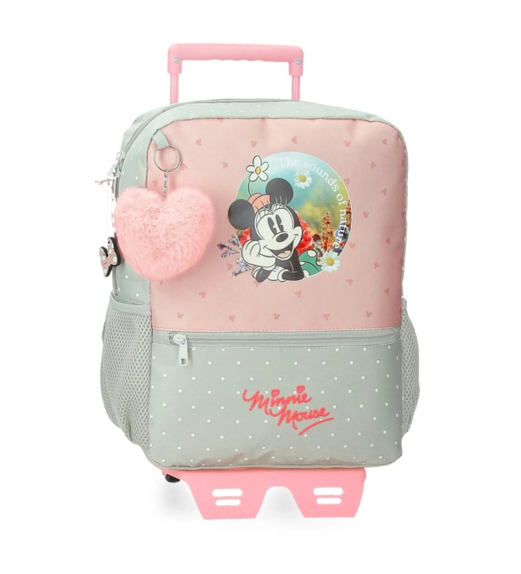 Mochila de paseo Minnie Wild nature con carro verde