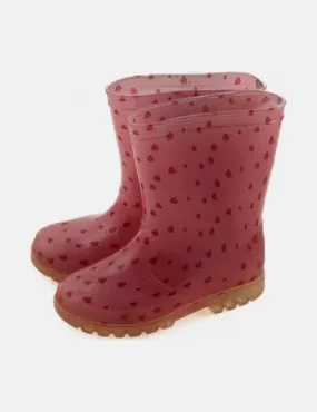 NoName Bota rosa estampada