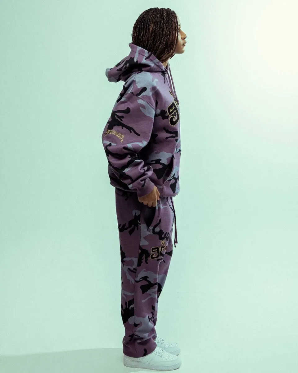 PANTALON CHANDAL GRIMEY ALL OVER PRINT TUSKER TEMPLE - PURPLE | FW23