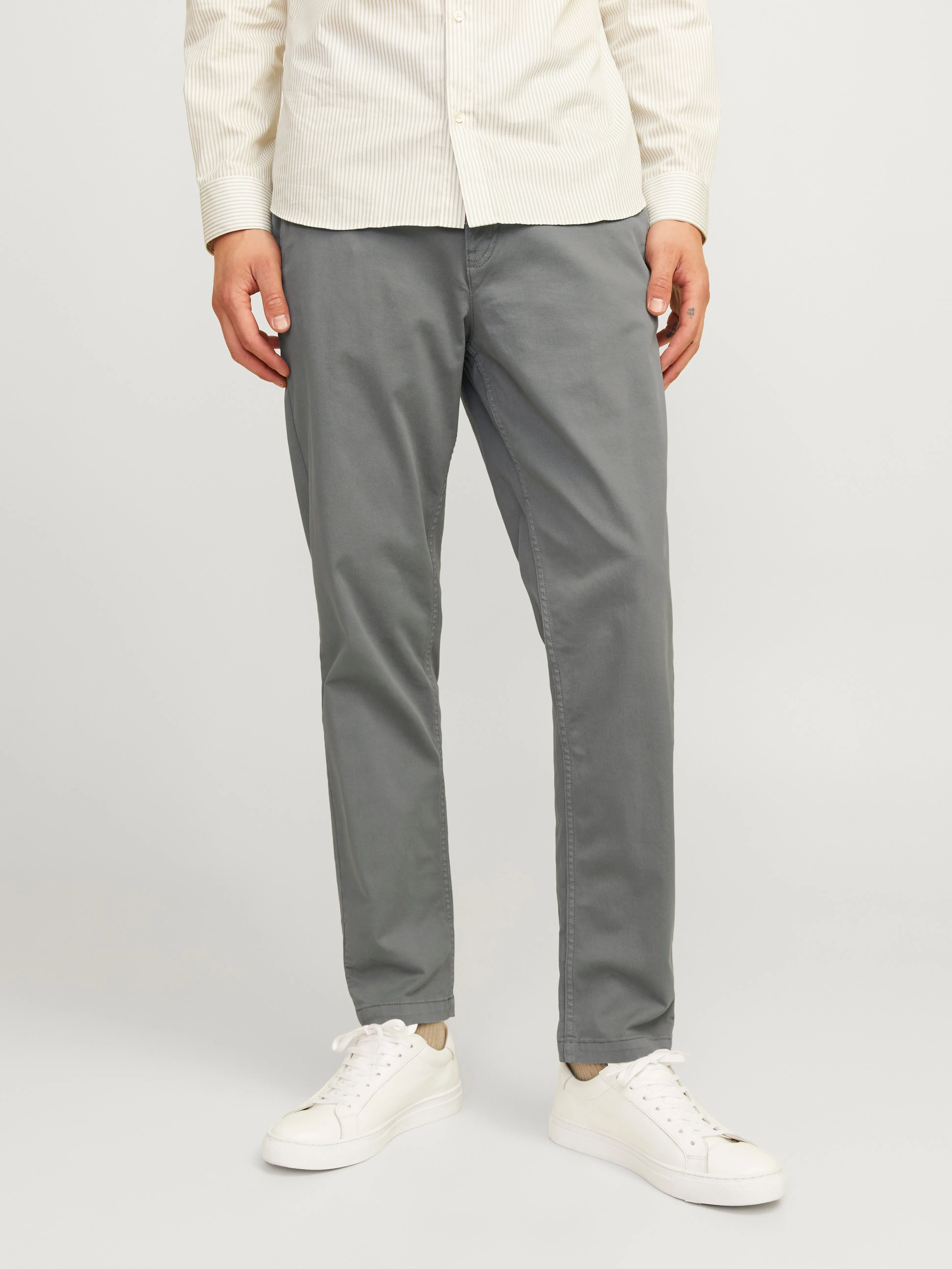 Pantalones chinos Corte tapered | Gris oscuro | Jack & Jones®
