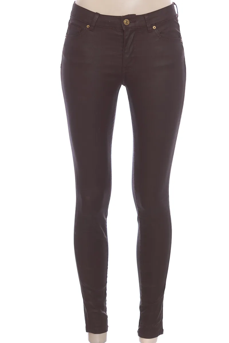 Pantalón color Café - Zara