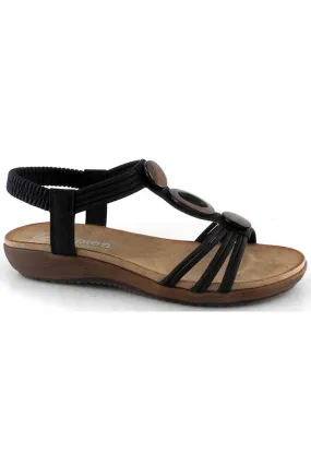 Sandalia Mujer Amarpies ABZ26676 Negro