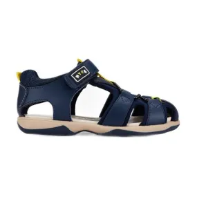 Sandalias De Piel Azul Marino De Niño Mayoral 27143-31 (tallas De 31 A 35)