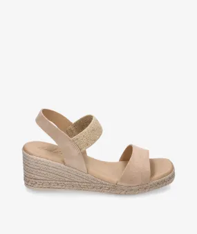 Sandalias pabloochoa.shoes  425030 en serraje taupe