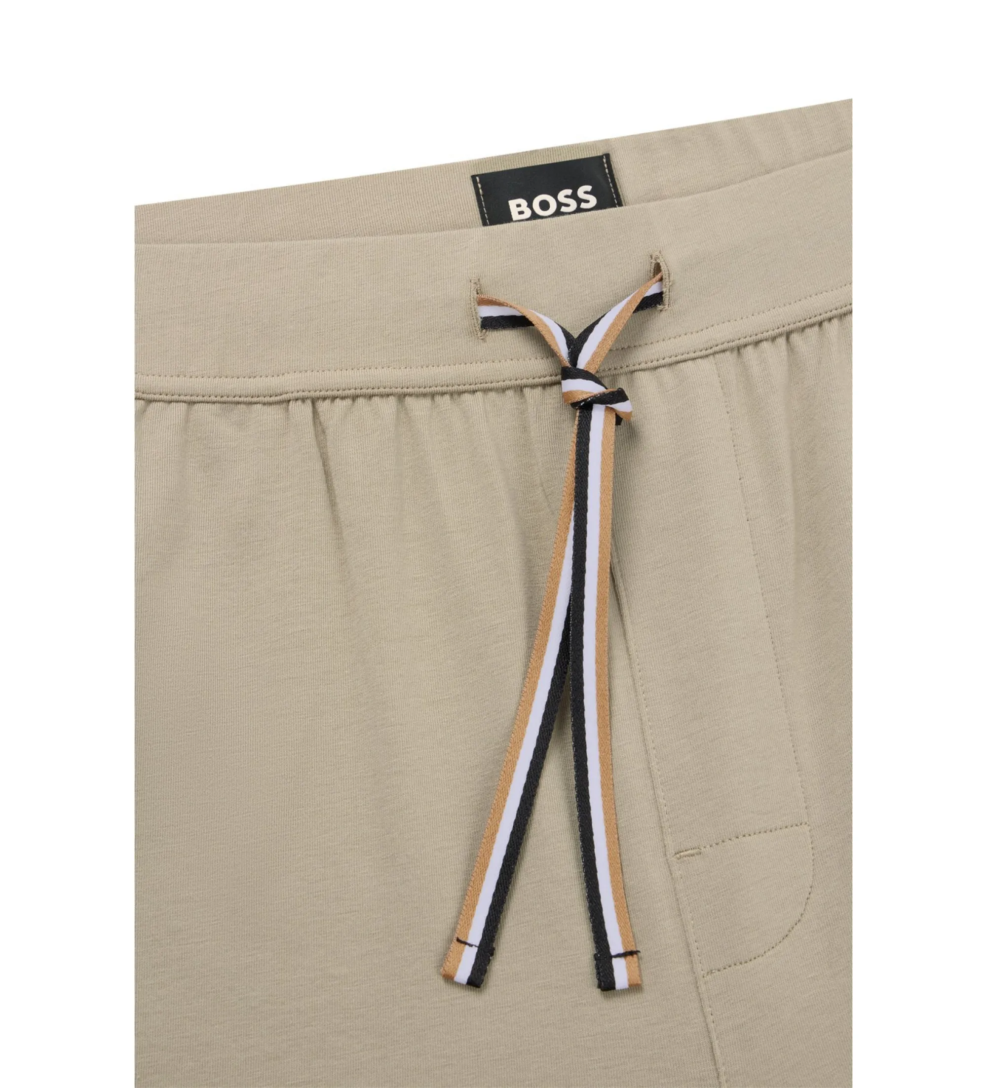 Shorts de pijama beige