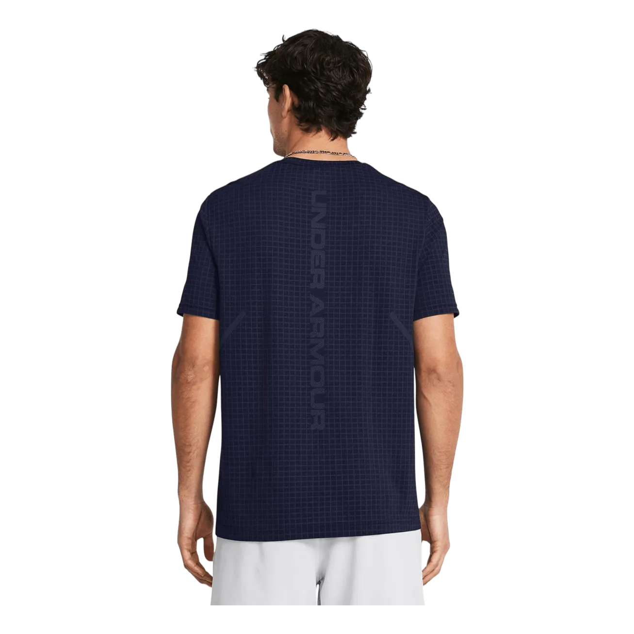 Under Armour Vanish Seamless Grid Ss Midnight Navy