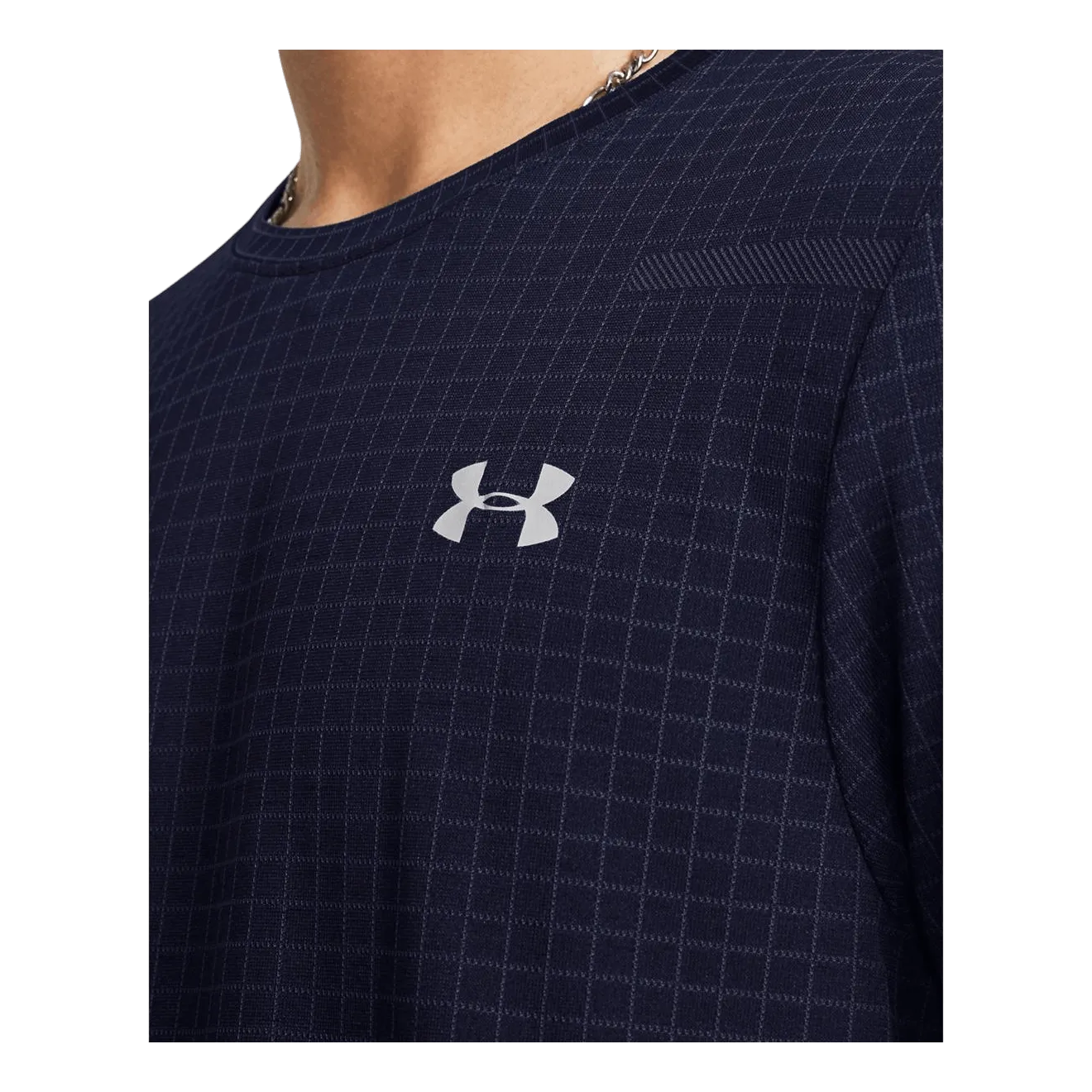 Under Armour Vanish Seamless Grid Ss Midnight Navy